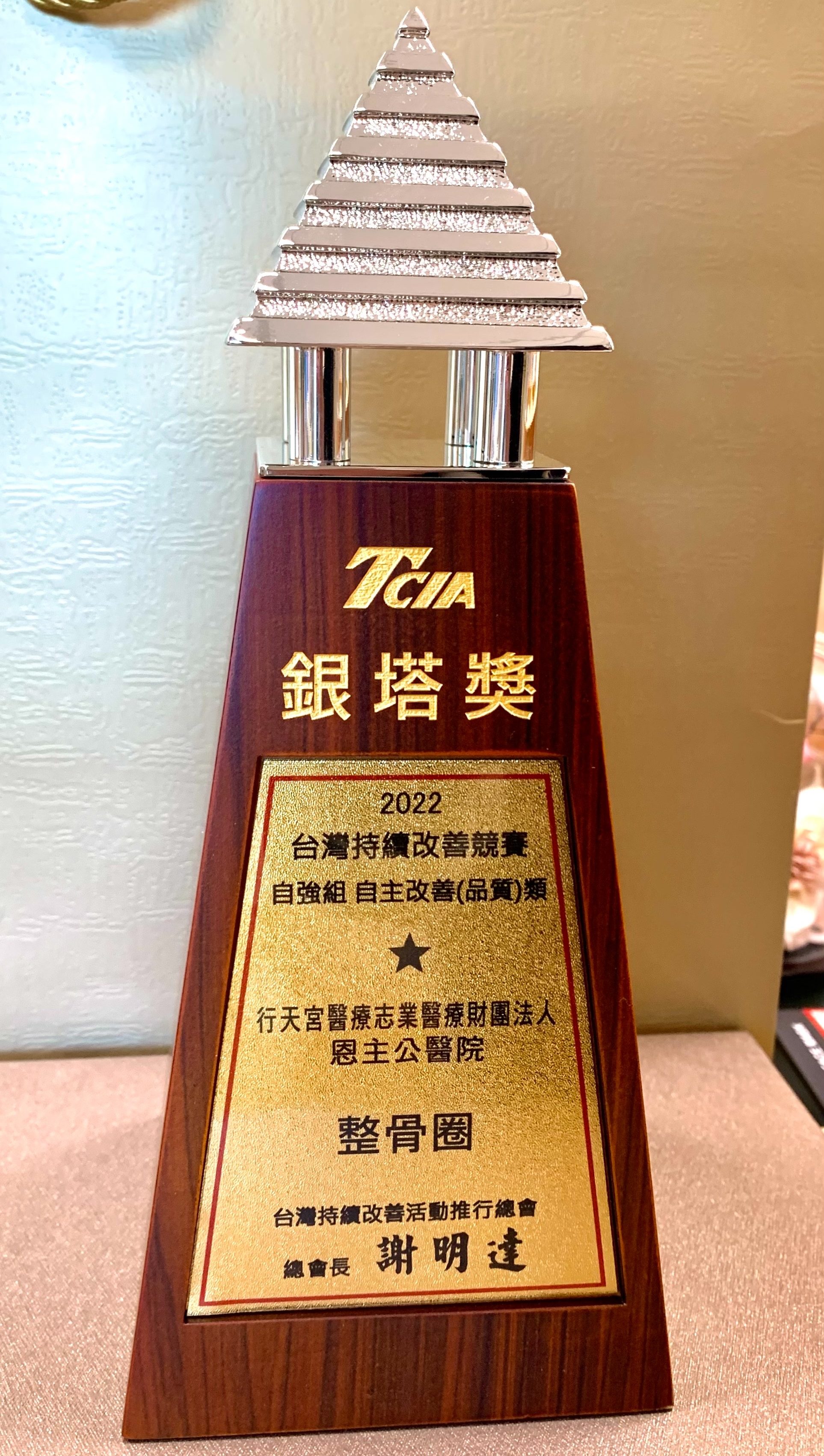111 銀塔獎_整骨圈(12病房)_中衛台灣持續改善競賽